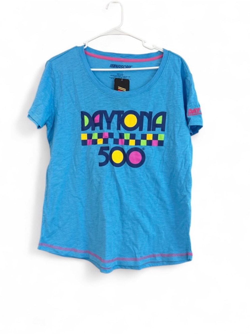 NWT Official NASCAR Daytona 500 Women's Graphic Tee Size Medium $45 MSRP
